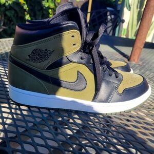 Jordan black and green